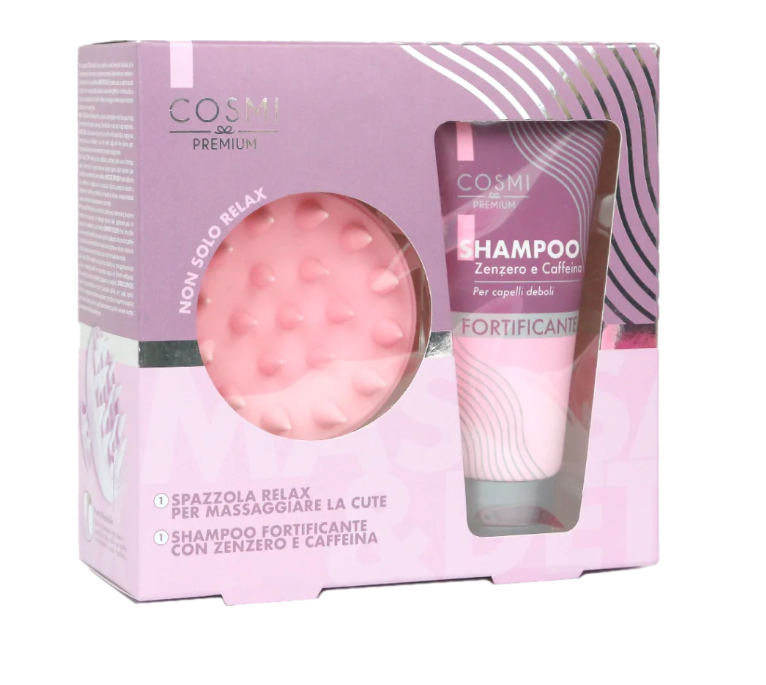 FORTIFYING SHAMPOO WITH HAIR BRUSH
