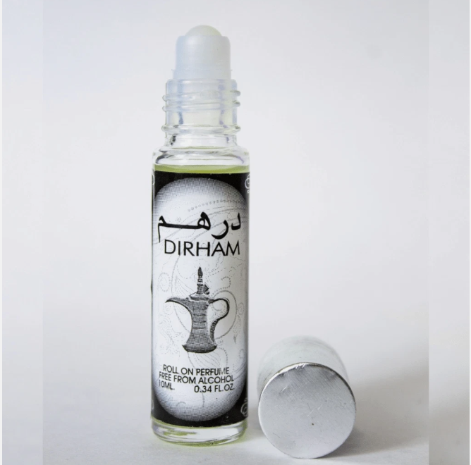 Dirham Roll On Perfume 10 ml – Perfume árabe sin alcohol, fresco y duradero