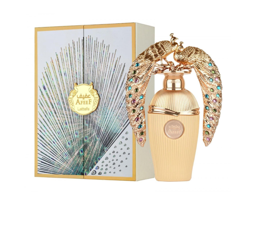 Lattafa Afeef EDP 100 ml con estuche de regalo — diseño lujo, larga duración