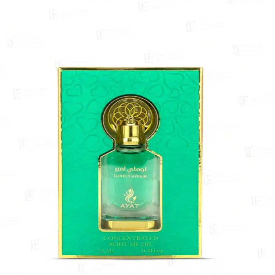Perfume en Aceite Concentrado Lovely Affair Ayat 12 ml | Aroma Oriental Floral Duradero