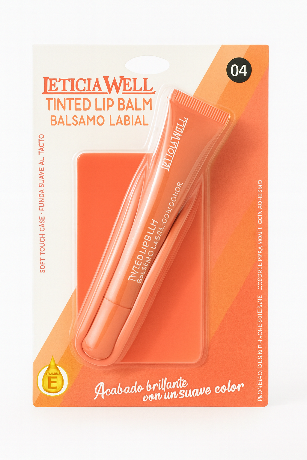 Bálsamo labial con color + soporte movil - Leticia well