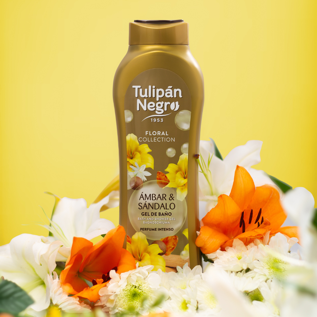 Gel Tulipán Negro Ámbar & Sándalo 650 ml