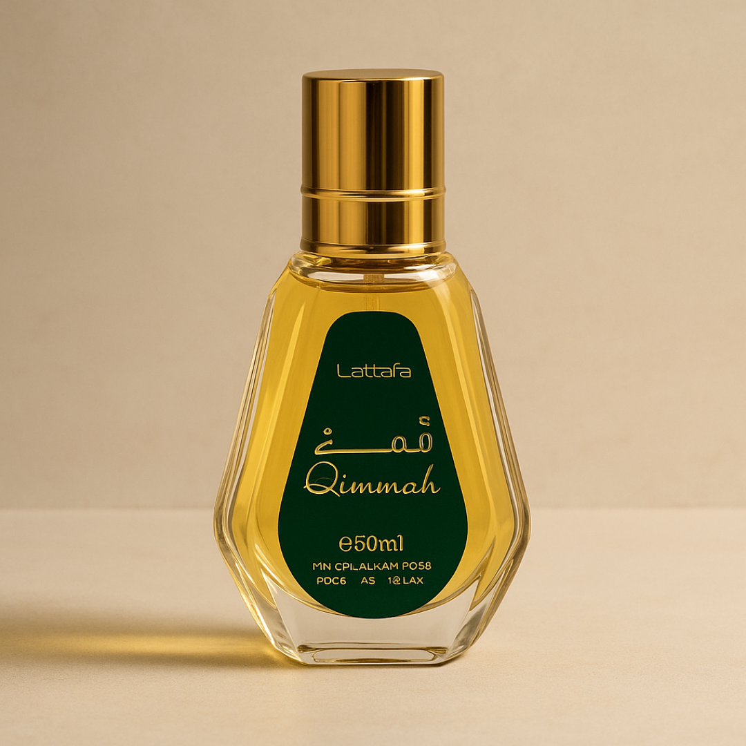 Perfume Qimmah Lattafa Mujer 50 ml | Fragancia Árabe Elegante y Duradera