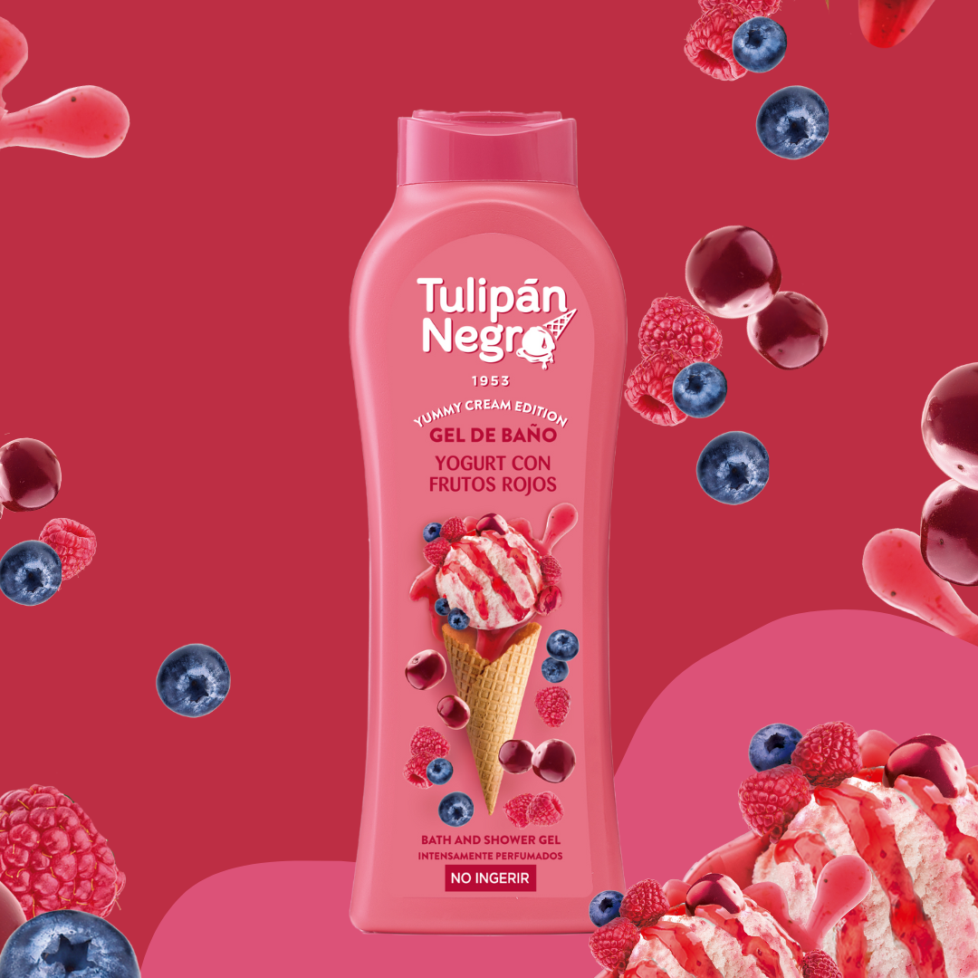Yogurt Bath Gel with Red Berries 650 ML