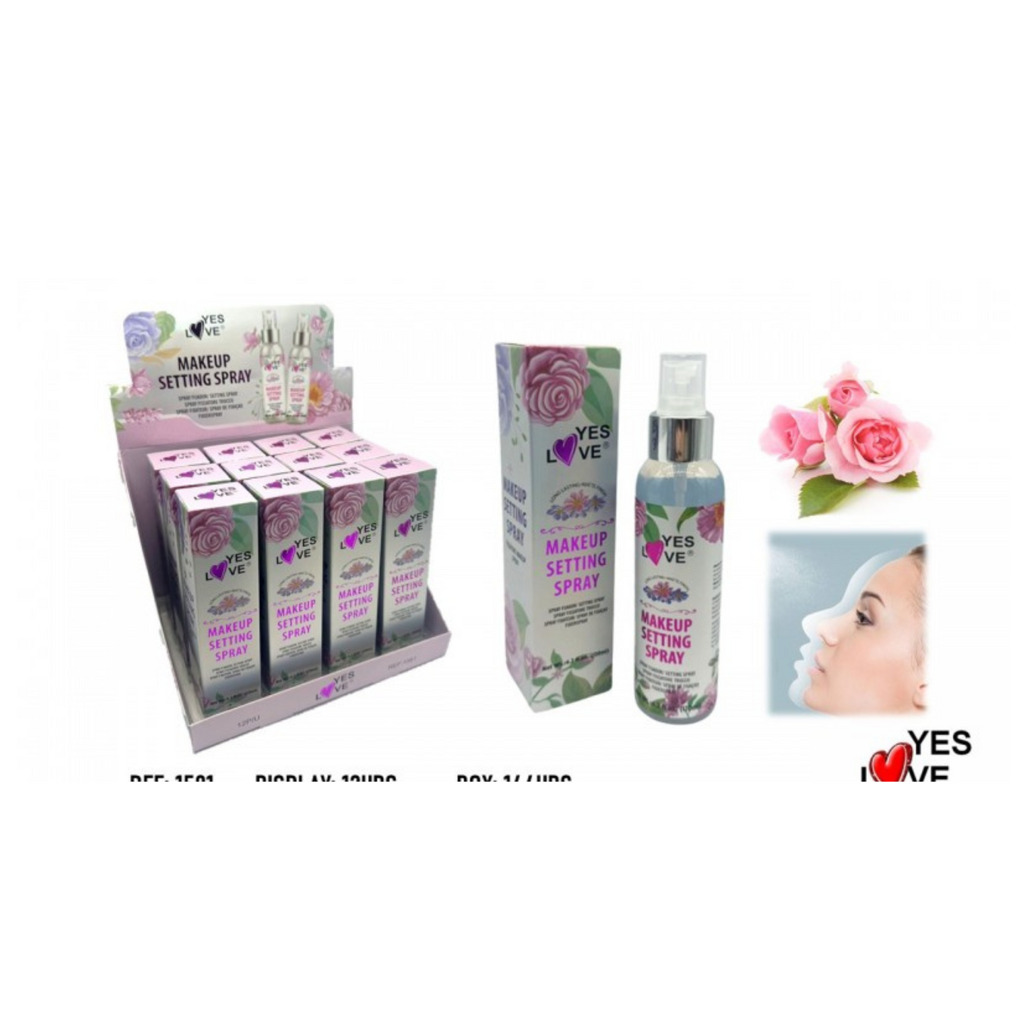 Makeup setting spray - Yes Love