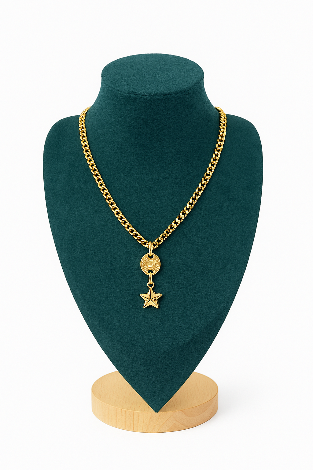 Collares con colgante de acero inoxidable Skyline