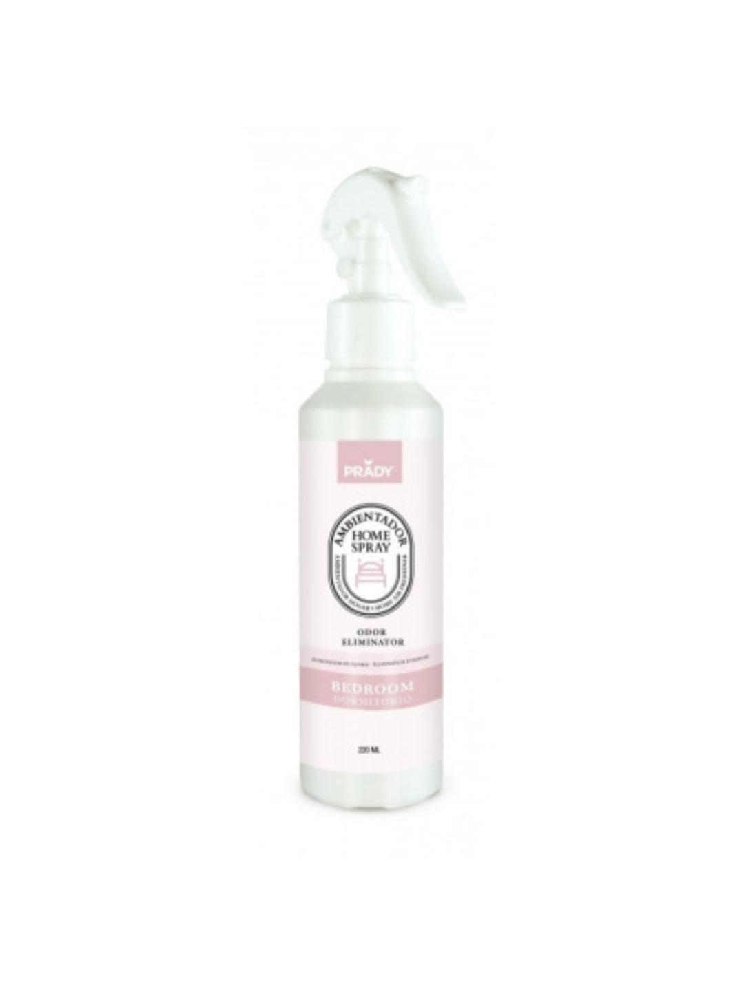 Odor-neutralizing spray + mikado pack for the bedroom.
