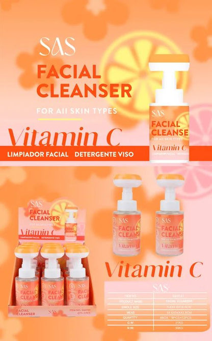 LIMPIADOR FACIAL VITAMINA C -SAS