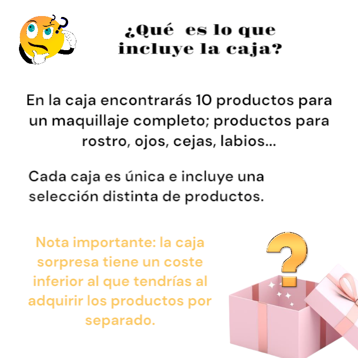 Caja Sorpresa 10 productos + 1 gratis