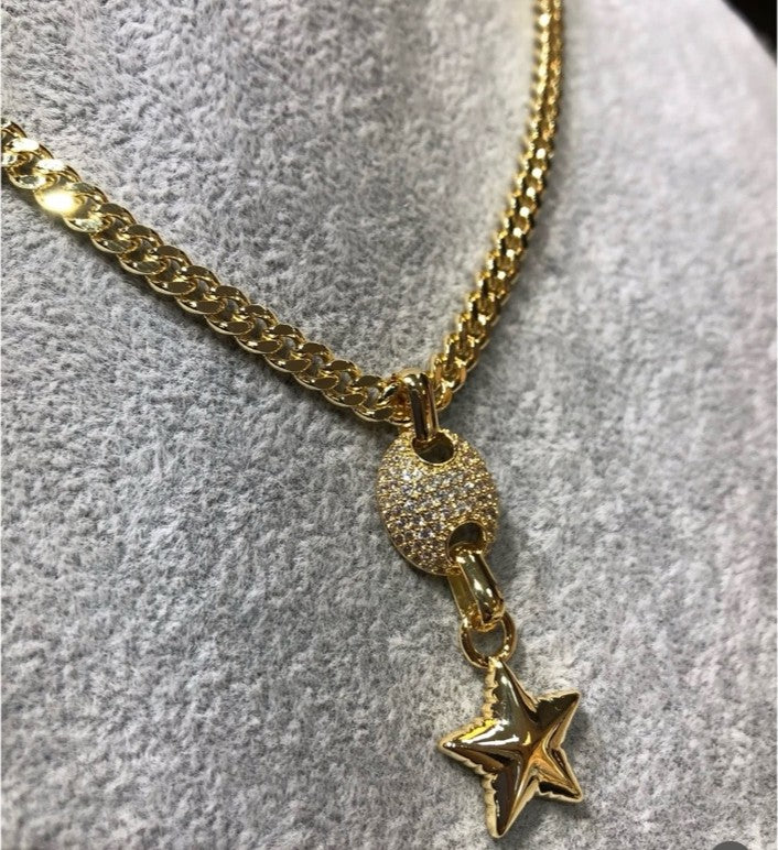 Collares con colgante de acero inoxidable Skyline