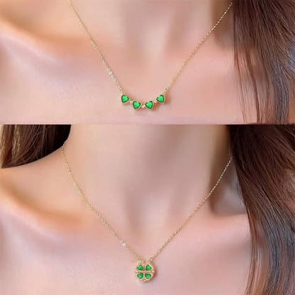🍀 Collares Trébol de 4 Hojas – Elegancia, Suerte y Estilo  💫