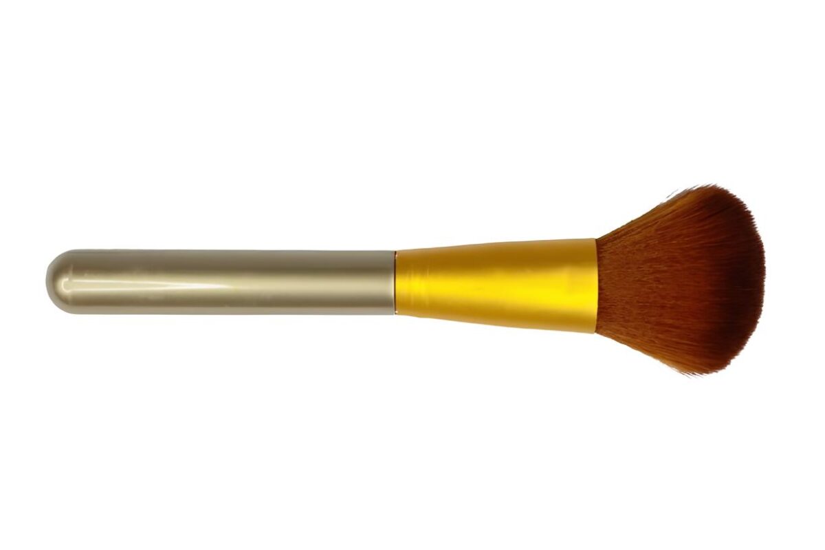 Makeup brush for applying blush