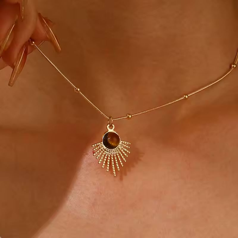 Collares con colgante de acero inoxidable Skyline