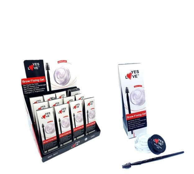 Clear eyebrow gel