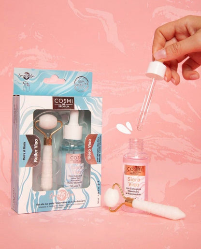 HYALURONIC ACID FACIAL SERUM + FACIAL ROLLER