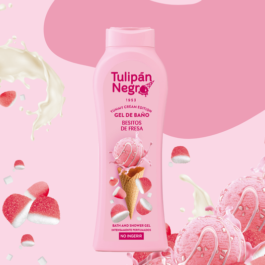 Black Tulip Strawberry Kisses Bath Gel 650 ML