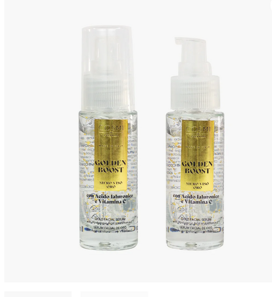 Gold facial serum with vitamin C