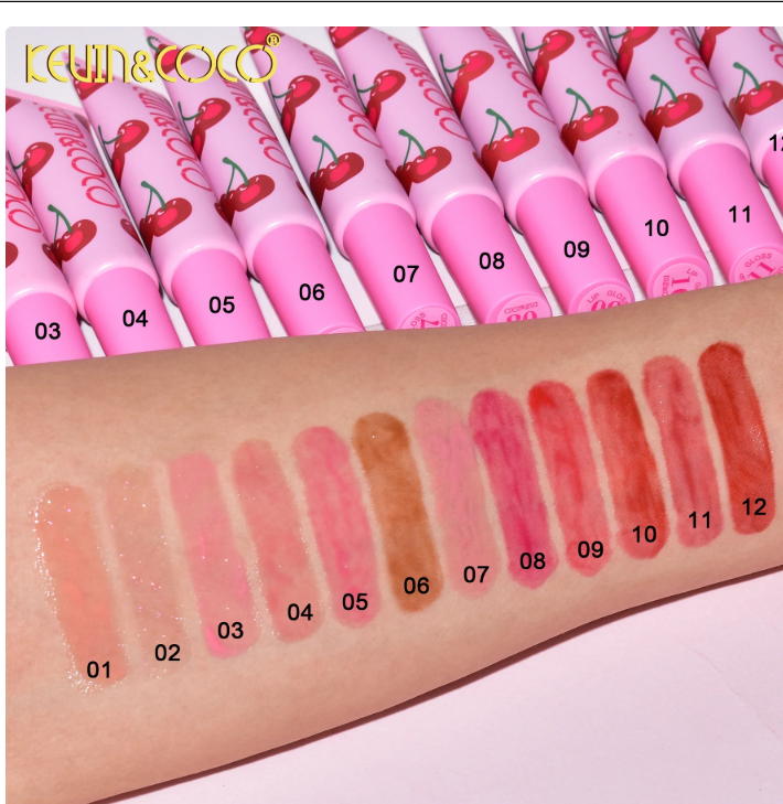 brillos labiales de cereza - Kevin & Coco