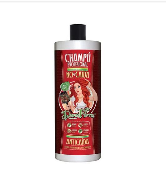 Champú No Caída 1000 ml – Dona Flora | Fortalece y Estimula el Crecimiento del Cabello