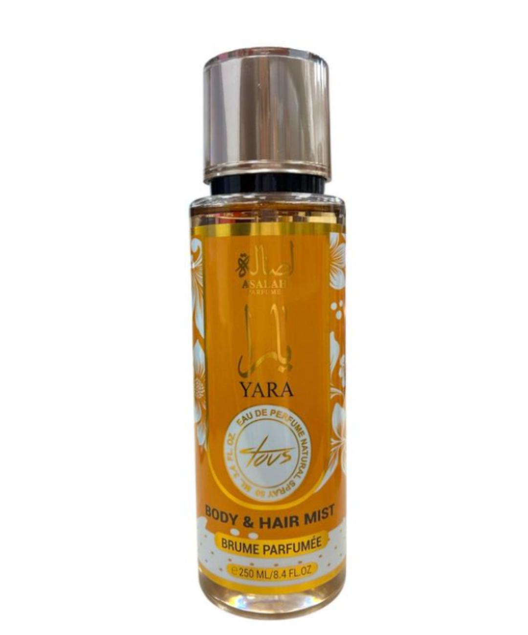 Yara Body & Hair Mist 250 ml – Bruma Perfumada Árabe Floral y Dulce