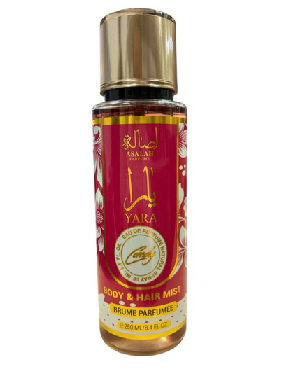Yara Body & Hair Mist Candy 250 ml – Bruma Perfumada Dulce y Oriental