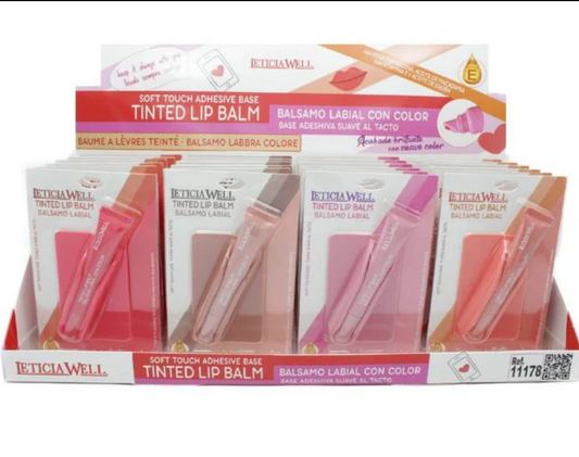 Bálsamo labial con color + soporte movil - Leticia well