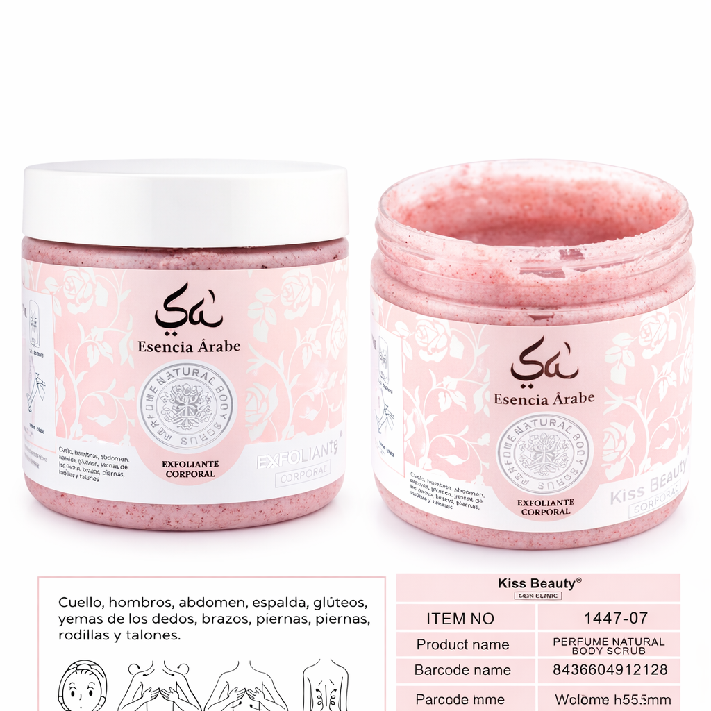 Exfoliante Corporal Esencia Árabe 500 ml – Kiss Beauty