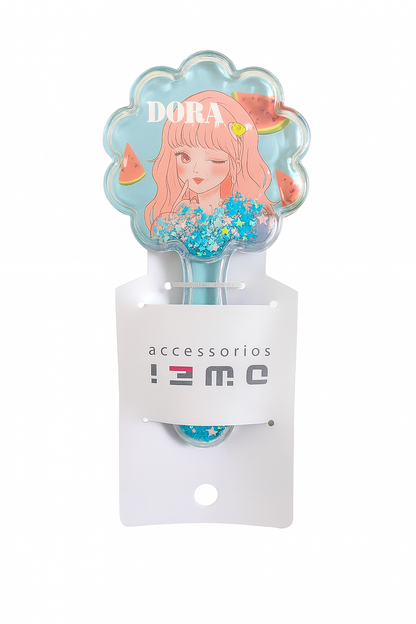 Peine Infantil “Dora Glitter Star” 💜✨