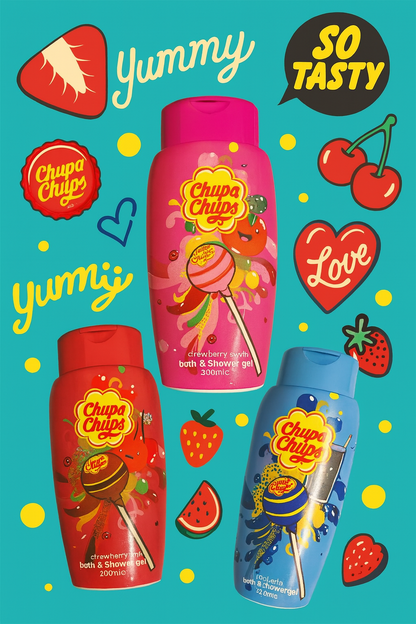 Gel de Ducha Chupa Chups 300 ml – Aromas irresistibles 🍭