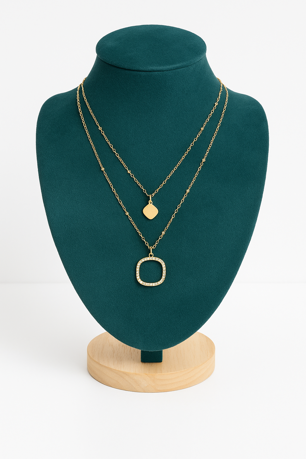 Collares con colgante de acero inoxidable Skyline