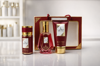 Pack Princesa árabe - Perfume 50ml + bruma + loción perfumada
