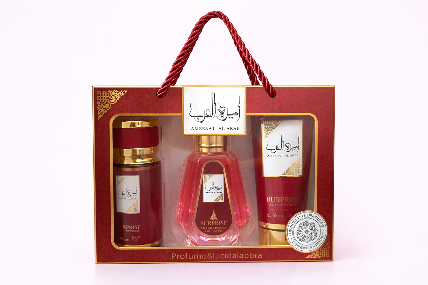 Pack Princesa árabe - Perfume 50ml + bruma + loción perfumada