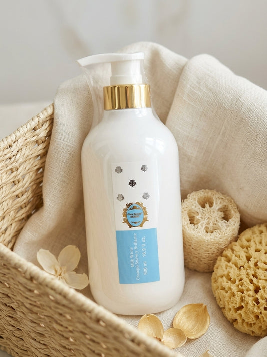 Champú Milk White: Suavidad y Brillo (500 ml)