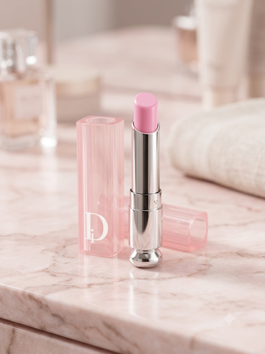 Set de perfume DI + Gloss y Barra de labios.
