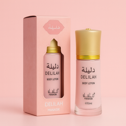 Body Lotion Árabe Delilah 50 ml Manasik – Loción corporal perfumada floral