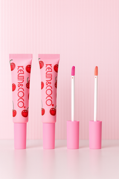 brillos labiales de cereza - Kevin & Coco