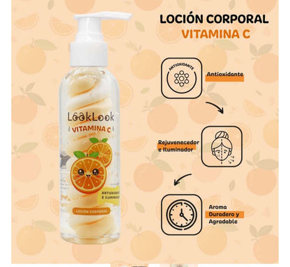 Loción Corporal Hidratante Look Look – Piel Suave y Nutritiva