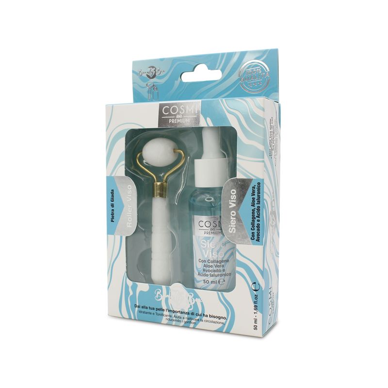 HYALURONIC ACID FACIAL SERUM + FACIAL ROLLER