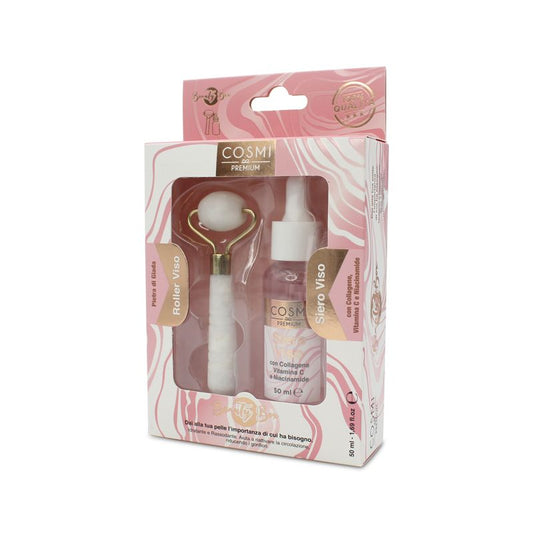 COLLAGEN FACIAL SERUM + FACIAL ROLLER 