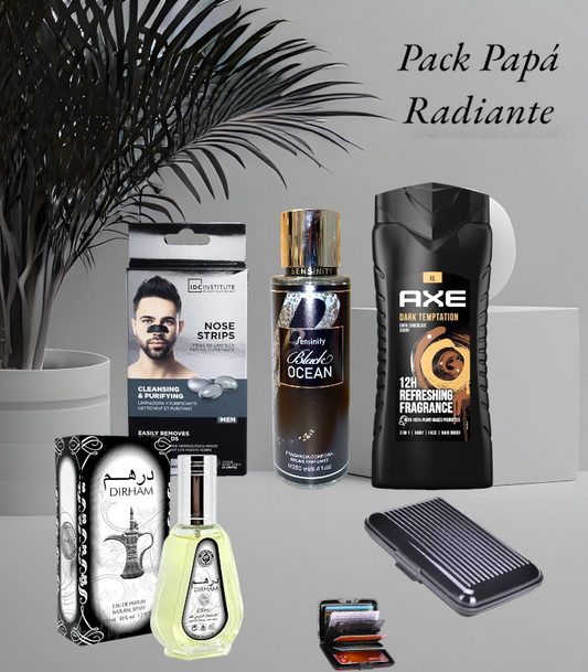 Pack regalo "el papá radiante"