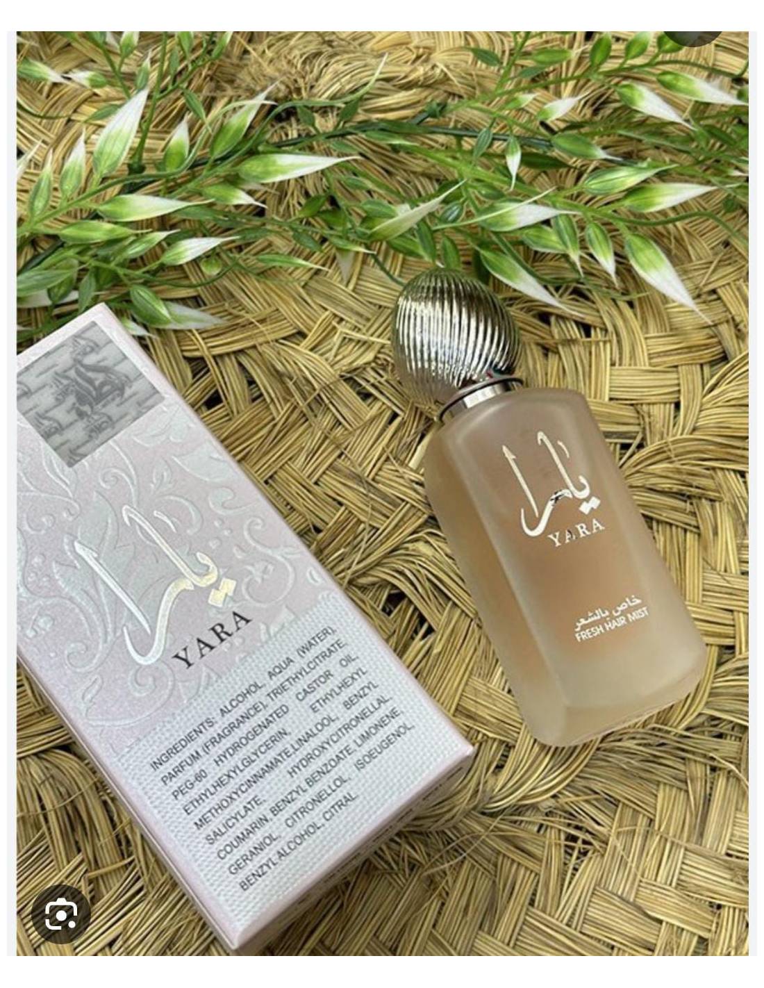 Perfume para cabelo Yara Rosa
