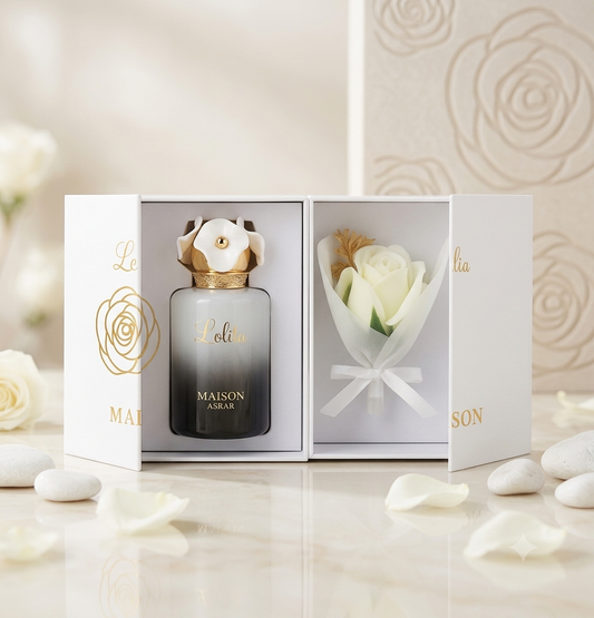 Lolita – Maison Asrar | Eau de Parfum floral-frutal para mujer, elegante y envolvente