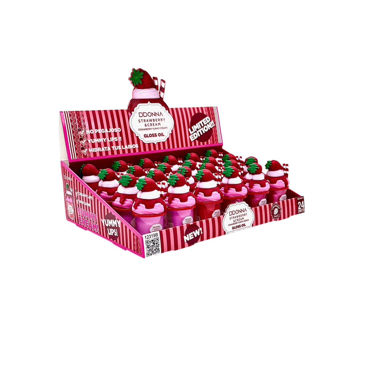 Gloss oil strawberry & cream