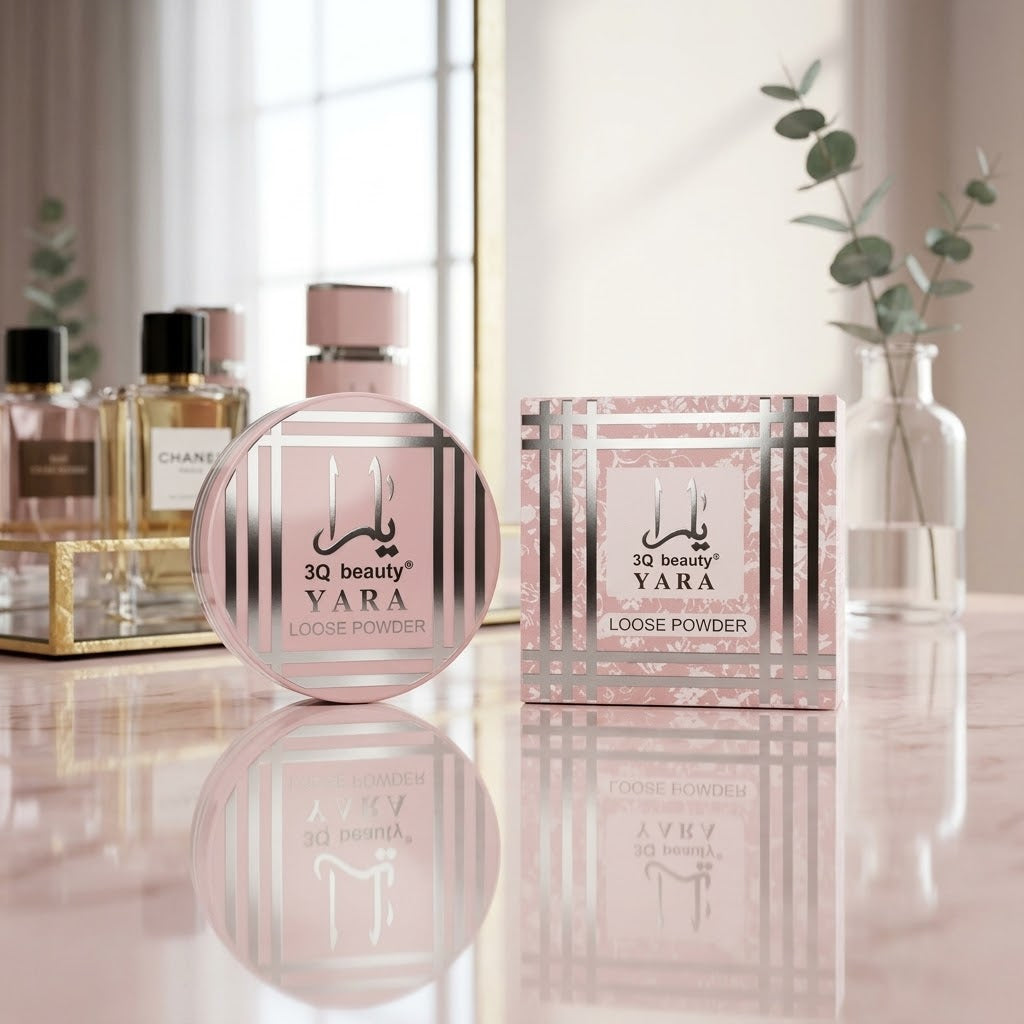 YARA Loose Powder by 3Q Beauty: Polvos Sueltos Matificantes y Perfeccionadores de Lujo
