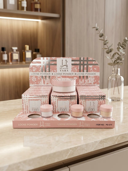 YARA Loose Powder by 3Q Beauty: Polvos Sueltos Matificantes y Perfeccionadores de Lujo