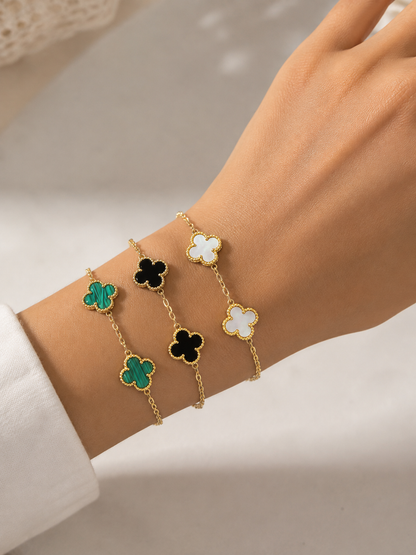 Pulseras Trébol Skyline — Elegancia que Atrae Buena Suerte 🌟