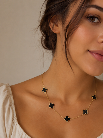 🍀 Collares Trébol de 4 Hojas – Elegancia, Suerte y Estilo  💫
