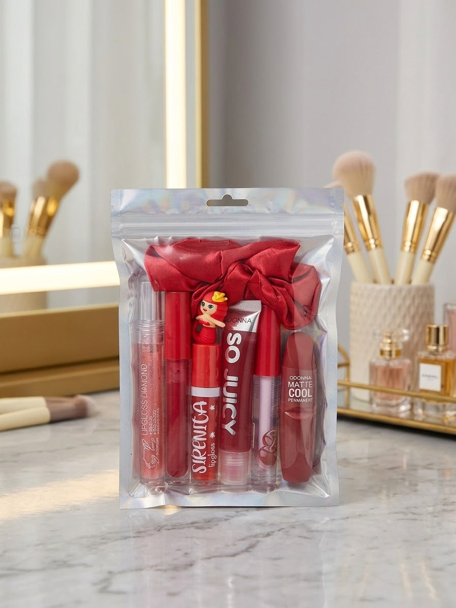 Pack  labiales Rojo,  Pura pasión
