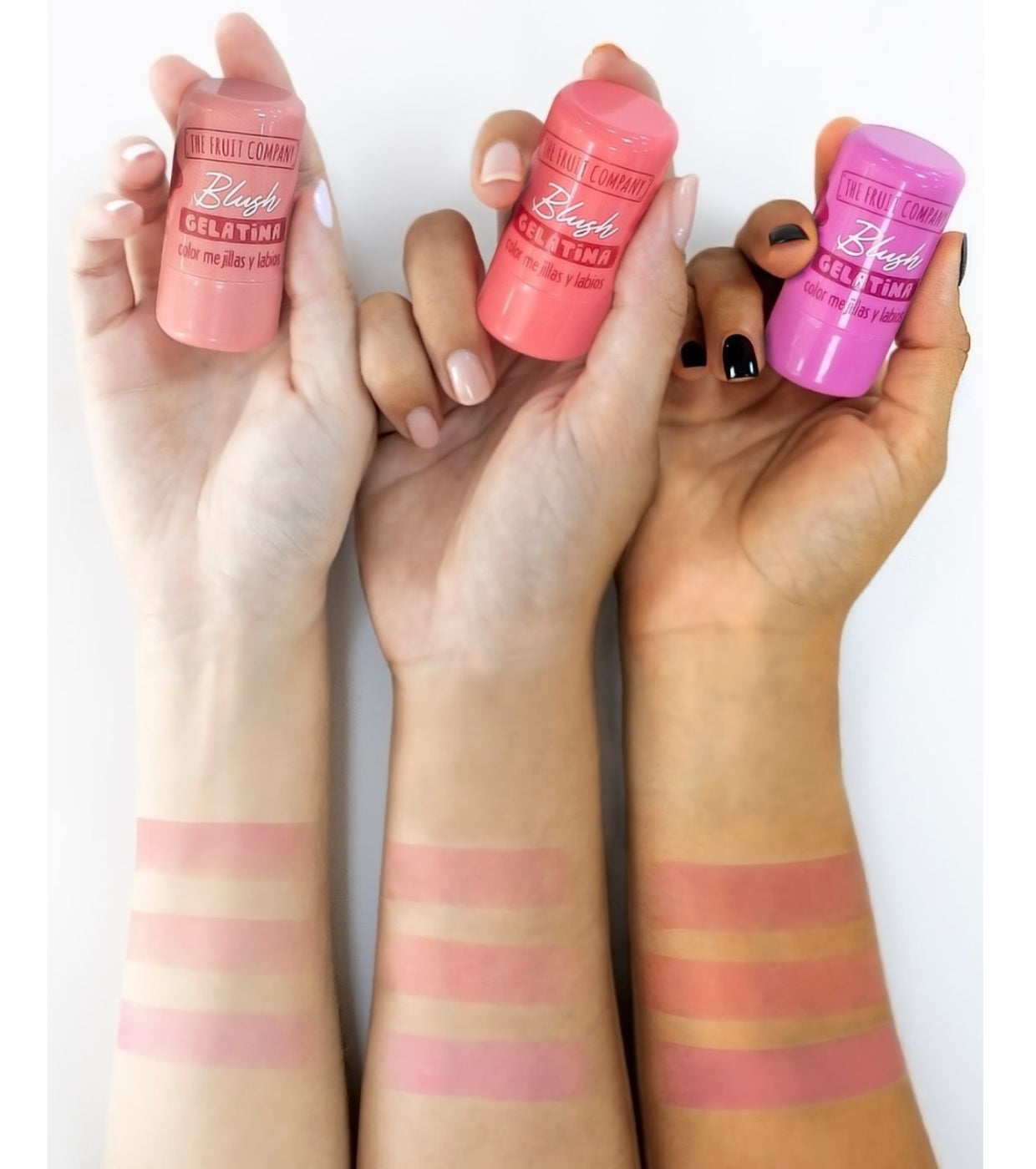 Colorete en gelatina para mejillas y labios