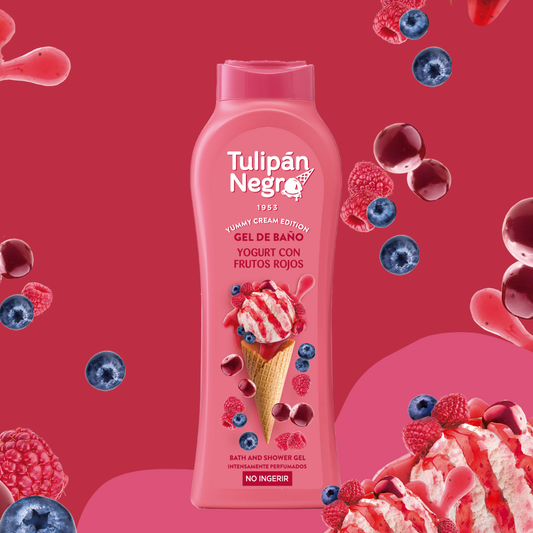 Yogurt Bath Gel with Red Berries 650 ML